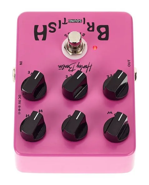 Harley Benton British TrueTone, manopole viste dall'alto