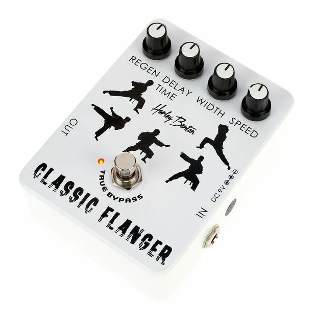Harley Benton Classic Flanger, manopole viste dall'alto