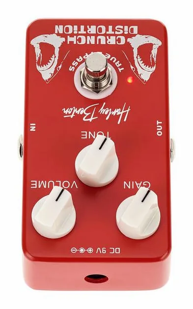 Harley Benton Crunch Distortion, connettori sul retro dell'unita
