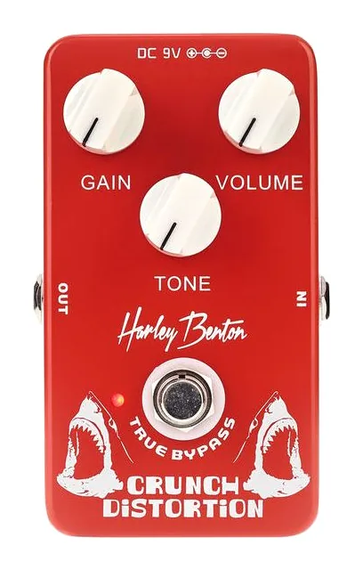 Harley Benton Crunch Distortion, manopole viste dall'alto