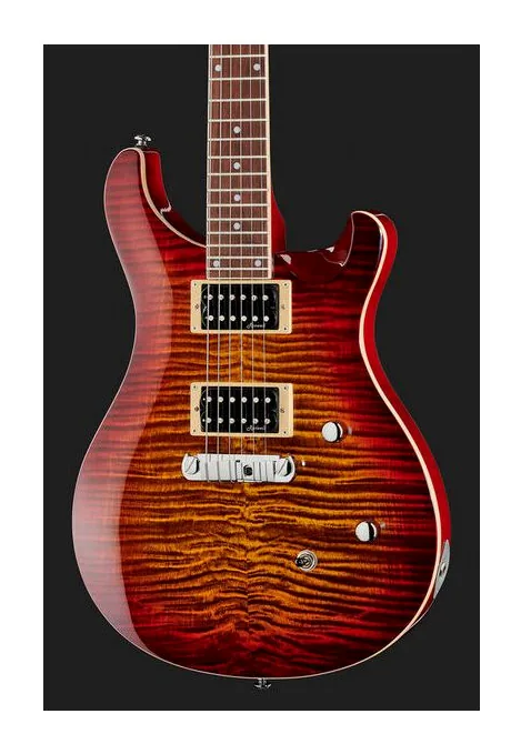 Harley Benton CST-24 Paradise Flame, paletta con meccaniche e logo