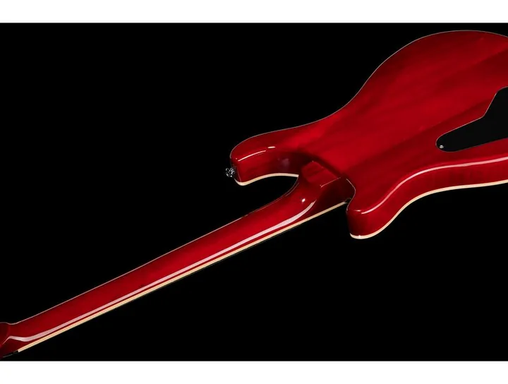 Harley Benton CST-24 Paradise Flame w/Case, capotasto e prime posizioni della tastiera
