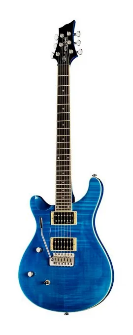 Harley Benton CST-24T LH Ocean Flame visto di fronte