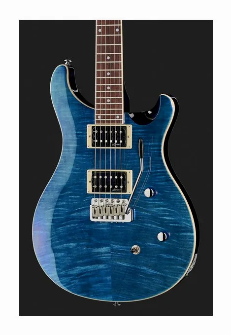 Harley Benton CST-24T Ocean Flame, paletta con meccaniche e logo