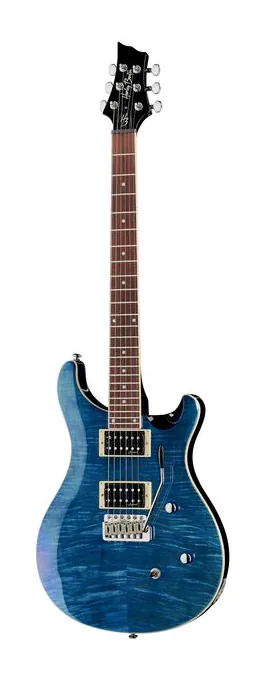 Harley Benton CST-24T Ocean Flame fotografato frontalmente