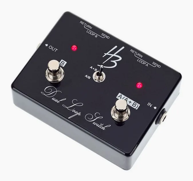 Harley Benton Custom Line Dual Loop Switch, led e interruttore a pedale