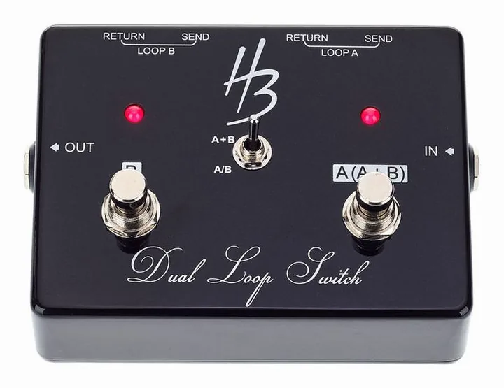 Harley Benton Custom Line Dual Loop Switch, grafica del pannello superiore