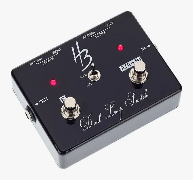 Harley Benton Custom Line Dual Loop Switch, manopole viste dall'alto