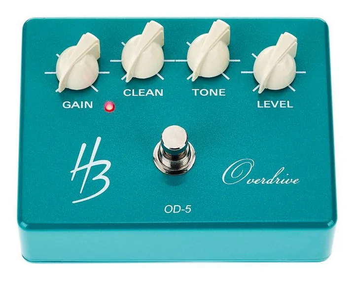 Harley Benton Custom Line OD-5 Overdrive, manopole viste dall'alto