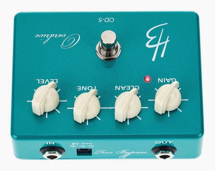 Harley Benton Custom Line OD-5 Overdrive, ingressi e uscite laterali
