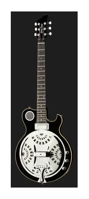 Harley Benton Custom Line ResoKing BK, capotasto e prime posizioni della tastiera