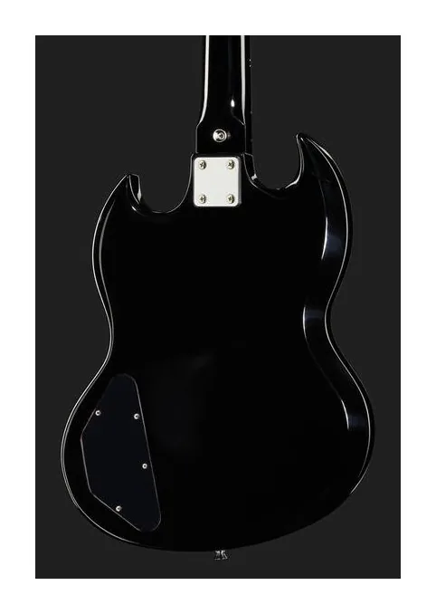 Harley Benton DC-200 BK Student Series, paletta con meccaniche e logo