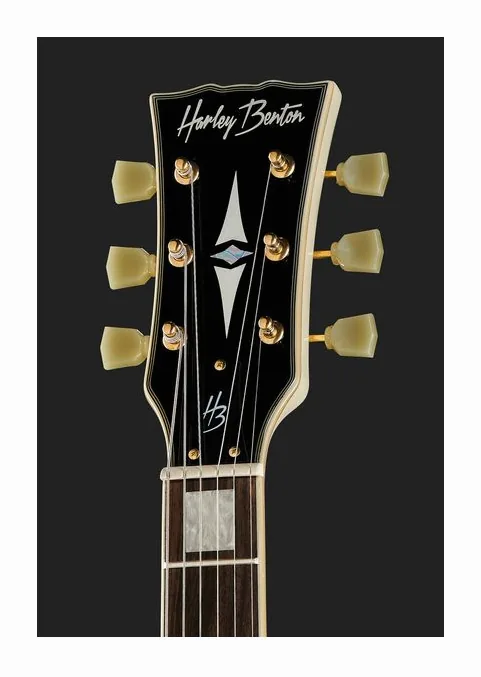 Harley Benton DC-600 VI Vintage Series, capotasto e prime posizioni della tastiera