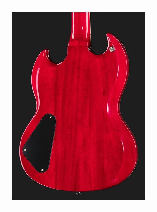 Harley Benton DC-Custom II Cherry, ponte e meccaniche di intonazione