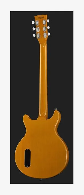 Harley Benton DC-Junior TV Yellow, vista posteriore del corpo