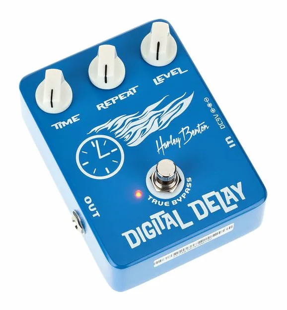 Harley Benton Digital Delay, ingressi e uscite laterali