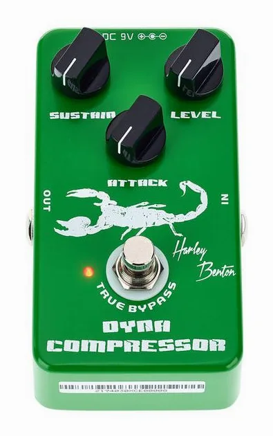 Harley Benton Dynamic Compressor, ingressi e uscite laterali