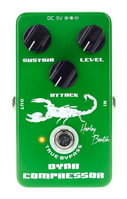Harley Benton Dynamic Compressor, ingressi e uscite laterali