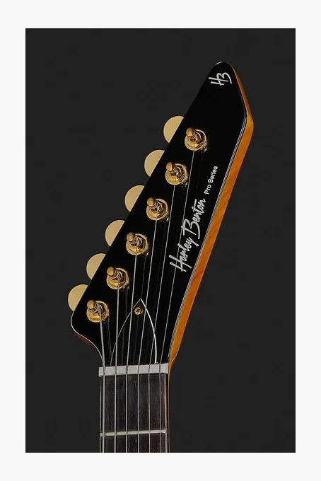 Harley Benton EX-76 Classic GHW AN, pickup e manopole dei controlli