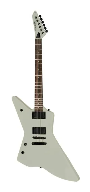 Harley Benton EX-84 LH Modern WH fotografato frontalmente