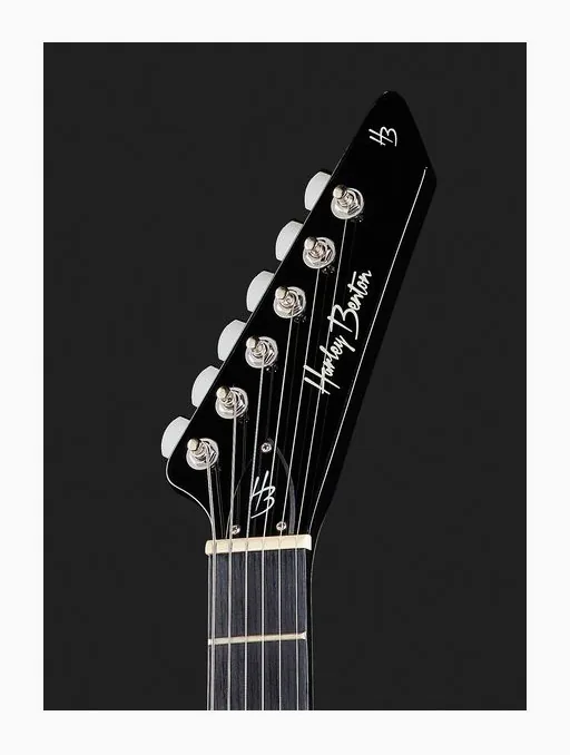 Harley Benton Extreme-76 BK Classic Series, vista posteriore del corpo