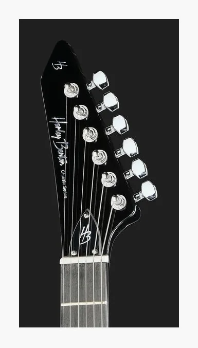 Harley Benton Extreme-76LH BK, pickup e manopole dei controlli