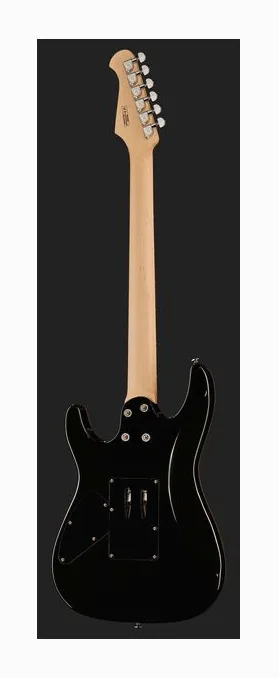 Harley Benton Fusion-III HH FR EB FBB w/Case, profilo laterale del corpo