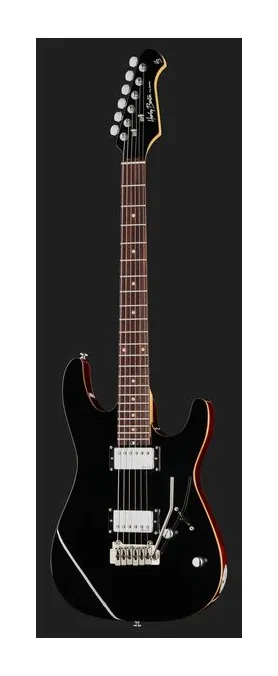 Harley Benton Fusion-III HH EB BK, vista posteriore del corpo