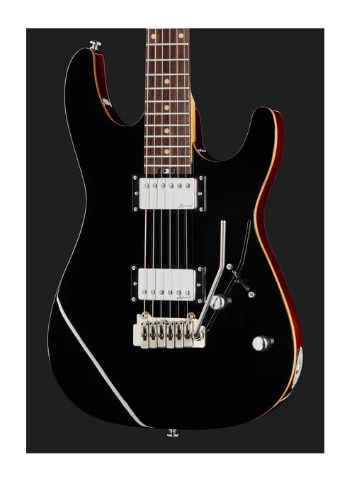 Harley Benton Fusion-III HH EB BK, pickup e manopole dei controlli