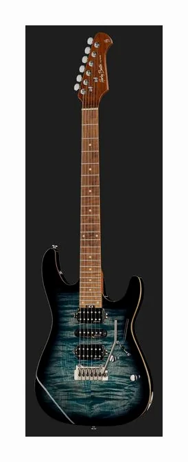 Harley Benton Fusion-III HSH Roasted FBLB, pickup e manopole dei controlli