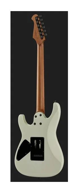 Harley Benton Fusion-III HSS Roasted WM, curve del body viste dall'alto