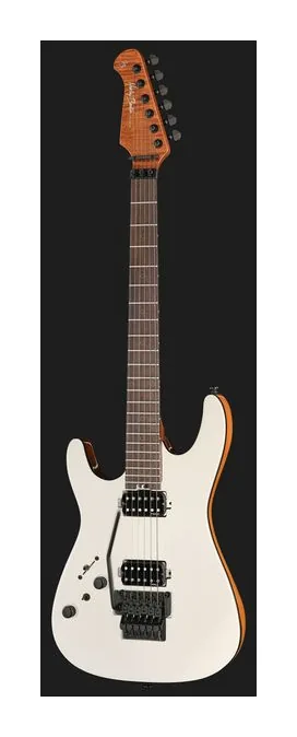 Harley Benton Fusion-IV HH LH RW FR WM, curve del body viste dall'alto