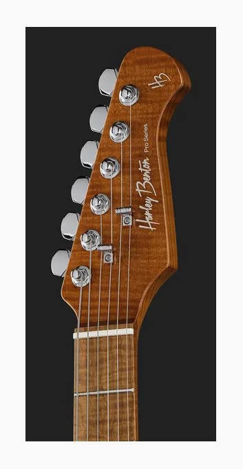 Harley Benton Fusion-IV HH MN FNT, paletta con meccaniche e logo