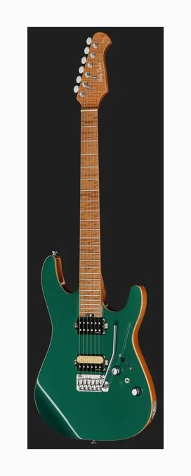 Harley Benton Fusion-IV HH MN OTC, manico e tastiera visti di lato