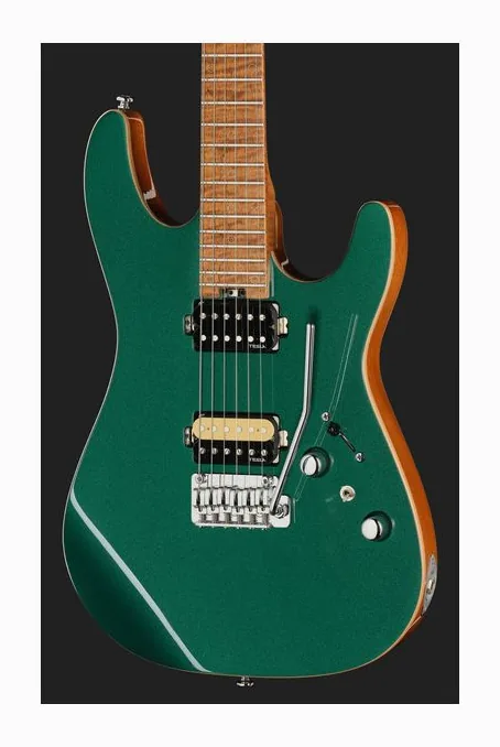 Harley Benton Fusion-IV HH MN OTC, curve del body viste dall'alto