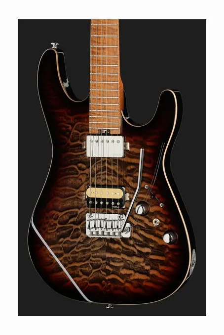 Harley Benton Fusion-IV HH MN QDG, ponte e meccaniche di intonazione