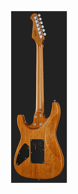 Harley Benton Fusion-IV HH RW FR QBLB, capotasto e prime posizioni della tastiera