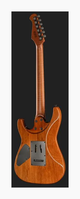 Harley Benton Fusion-IV HSH MN WM, corpo e verniciatura in primo piano