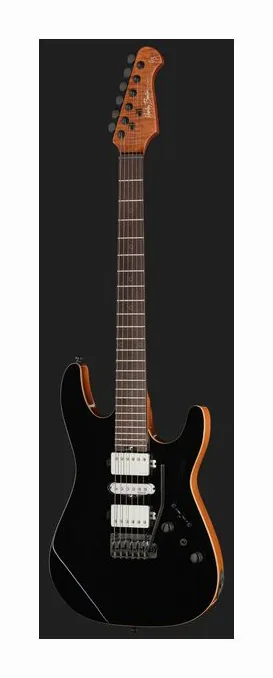 Harley Benton Fusion-IV HSH RW BM, manico e tastiera visti di lato