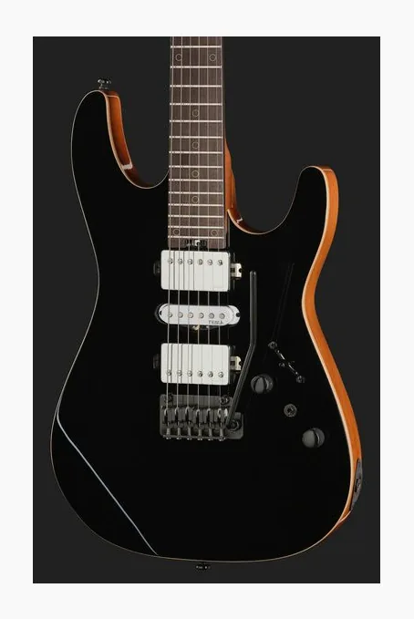 Harley Benton Fusion-IV HSH RW BM, curve del body viste dall'alto