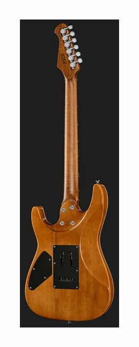 Harley Benton Fusion-IV HSH RW QBLB, corpo e verniciatura in primo piano