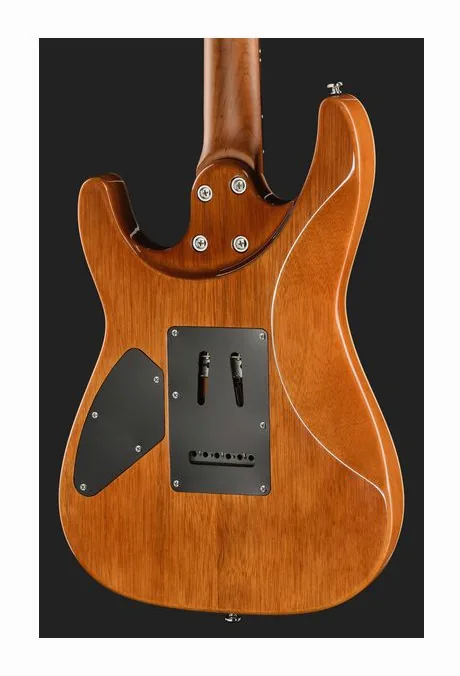 Harley Benton Fusion-IV HSH RW QRG, manico e tastiera visti di lato