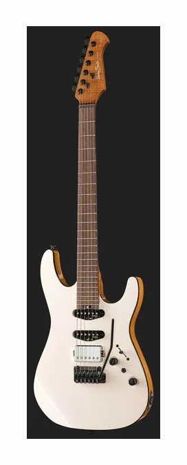 Harley Benton Fusion-IV HSS RW WM, curve del body viste dall'alto