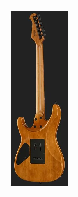 Harley Benton Fusion-IV HSS MN BM, corpo e verniciatura in primo piano