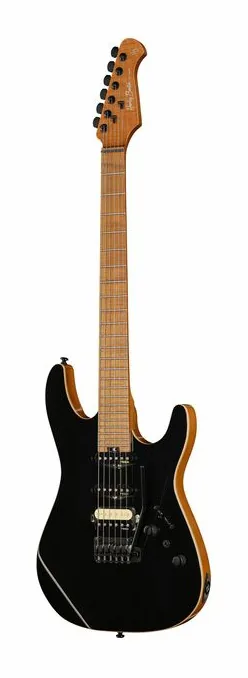 Harley Benton Fusion-IV HSS MN BM in primo piano frontale