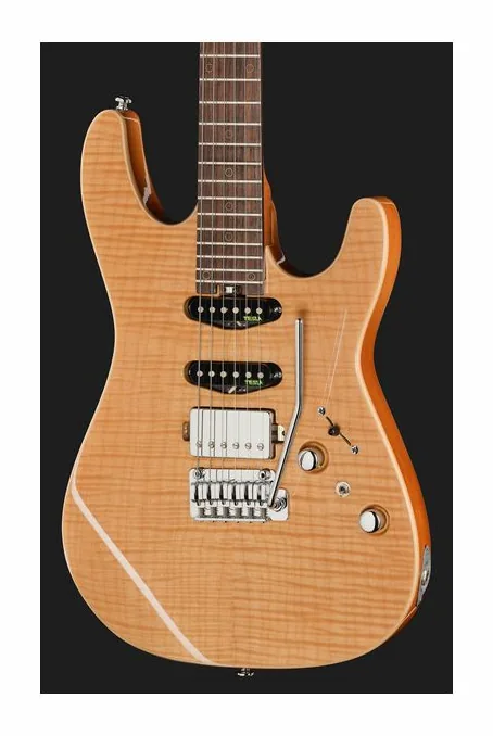 Harley Benton Fusion-IV HSS RW FNT, profilo laterale del corpo
