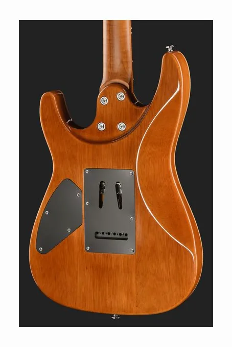 Harley Benton Fusion-IV HSS RW FNT, capotasto e prime posizioni della tastiera