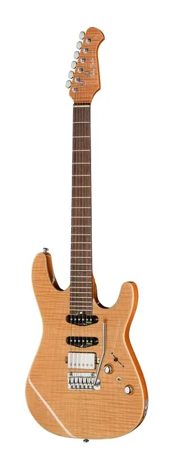 Harley Benton Fusion-IV HSS RW FNT visto di fronte
