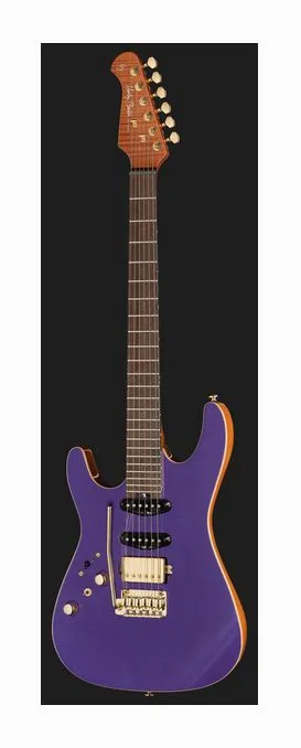 Harley Benton Fusion-IV HSS LH RW PM, curve del body viste dall'alto