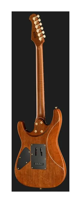 Harley Benton Fusion-IV HSS RW PM, vista posteriore del corpo